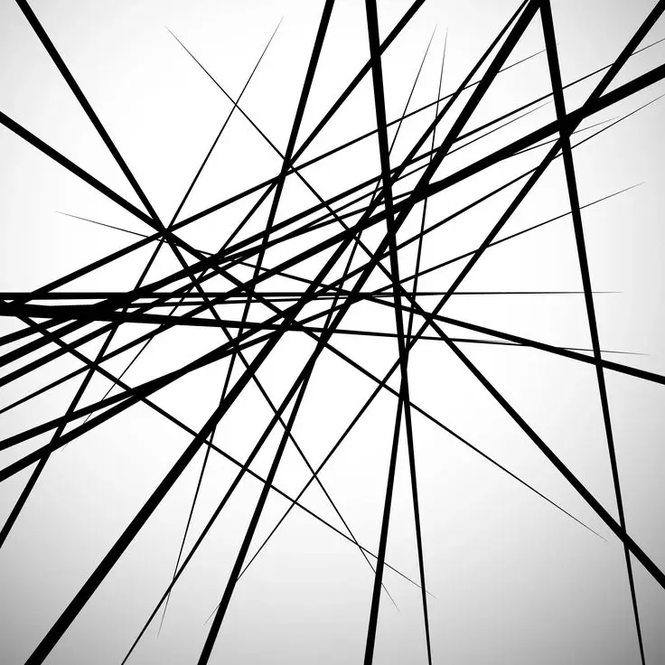 Abstract Lines Poster