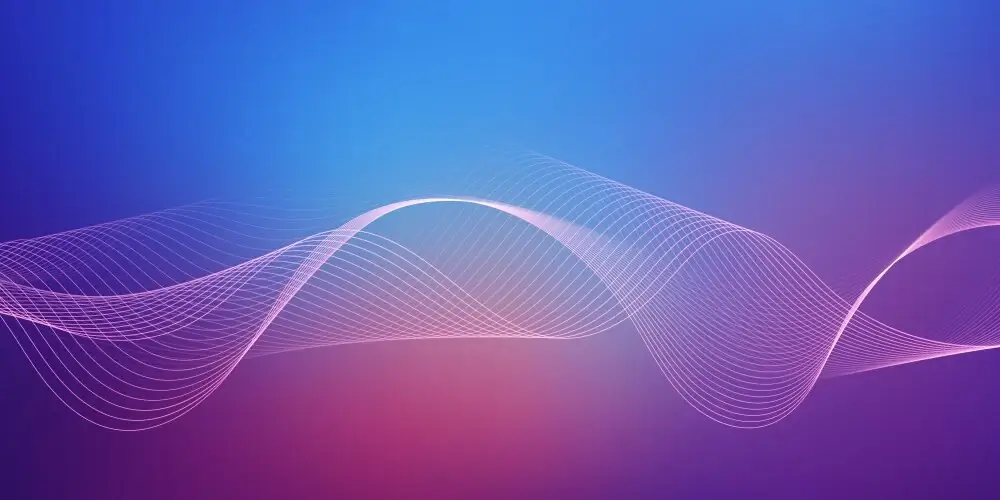 Flowing lines representing movement